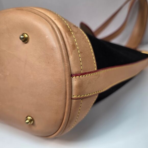 Dooney & Bourke Cabriolet Canvas and Leather Bucket Bag Vintage - Picture 13 of 16